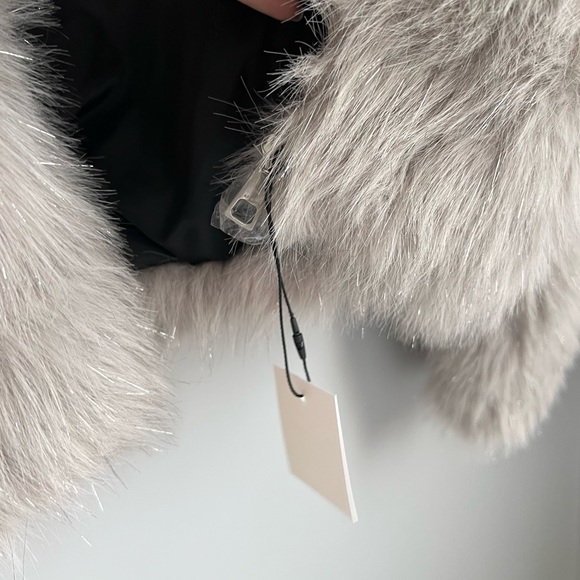 Apparis Gray Teddy Jacket Plush Faux Fur - Picture 11 of 11